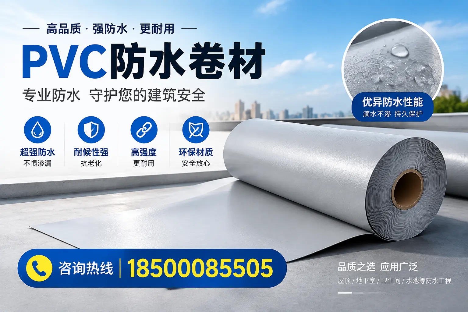 日照地区pvc防水卷材的市场现状与发展趋势