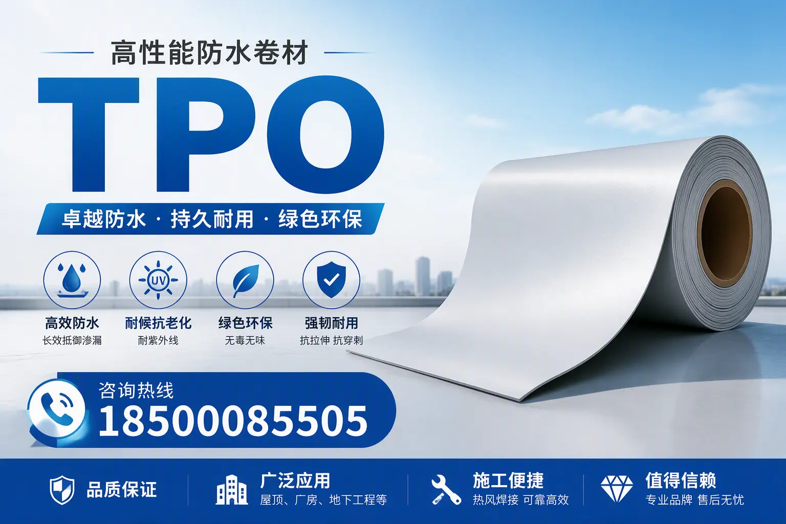 TPO材料的环保特性及其在日照的应用