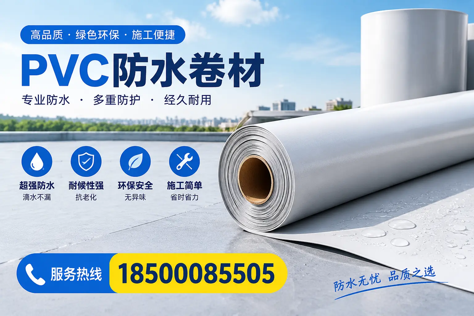 选用PVC防水卷材时需要避开的常见误区，特别是在日照