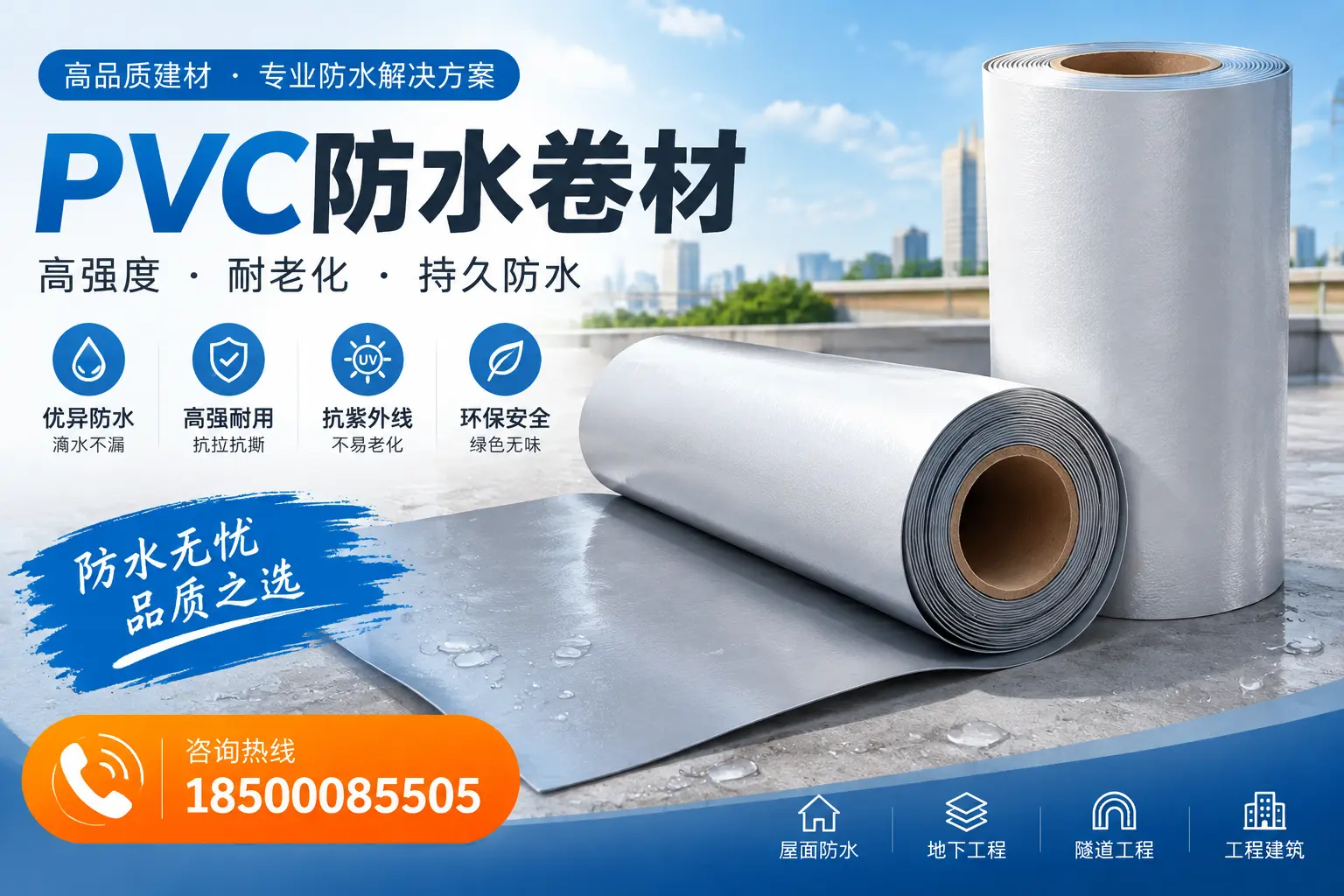 PVC防水卷材的使用寿命与维护周期，适合日照业主参考